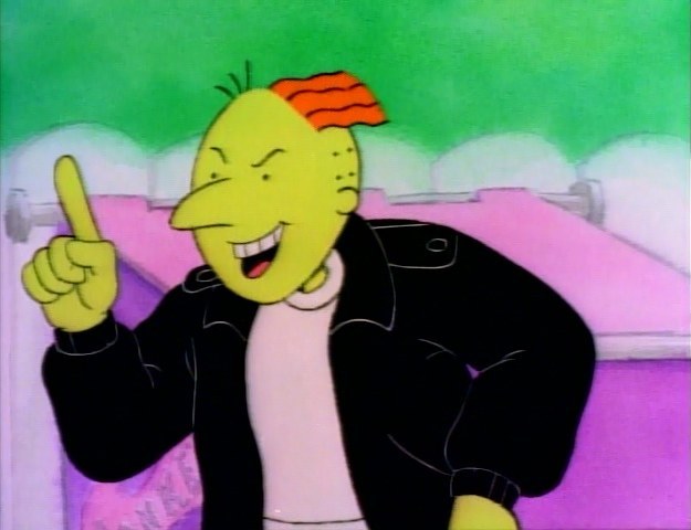 Show: Doug (1991-1999)What He's Known for: His hyena-level cackle and an uncanny resemblance to Macklemore. Why He's Misunderstood: Roger has had a tough upbringing. His parents are divorced, he failed the 6th grade THRICE, and he lives with his single mother in a trailer park. He knew that if he didn't put the jokes on Doug, the jokes would've came crashing down on him sooner or later. This is a classic example of bullies projecting their own insecurities on others. Not saying it's right, just giving it some context. Besides, he secretly takes ballet classes, there's gotta be some warmth in that cold heart of his.