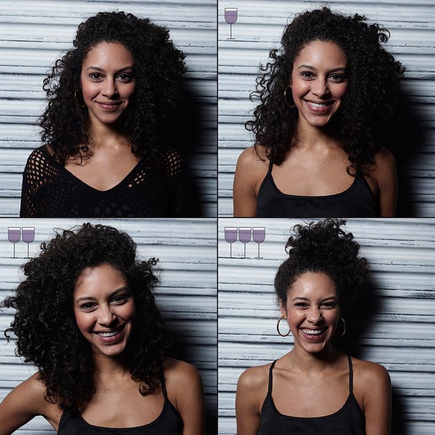 Striking Photos Capture How Faces Change After Drinking Wine