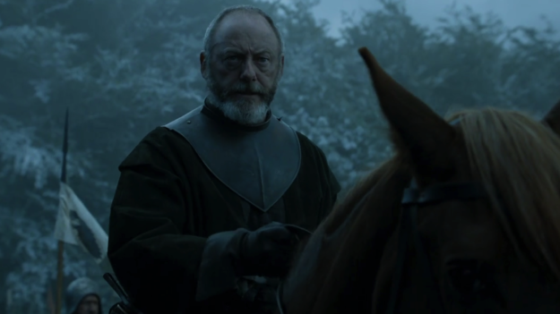 Ser Davos is certainly on team Stark.