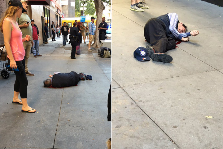 Elderly Man Brutally Beaten On Downtown La Sidewalk Dies Buzzfeed News