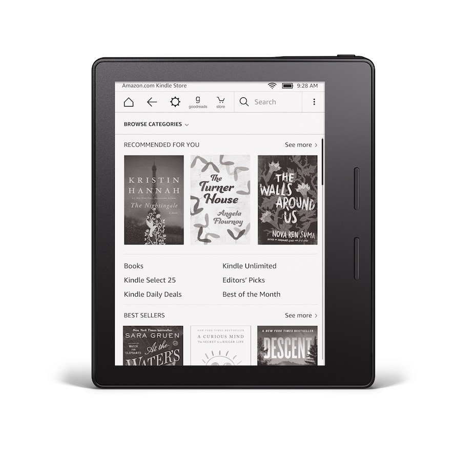 The  Kindle Oasis looks shockingly different