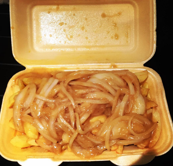 Also, why do you Brits love shoving curry on top of chips – are hot chips not enough for you?