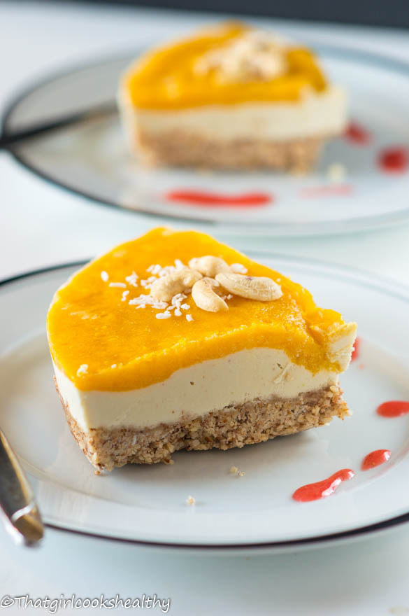 No Bake Mango Cheesecake