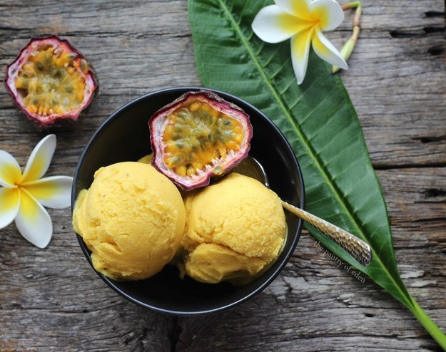 Three Ingredient Tropical Ice Cream