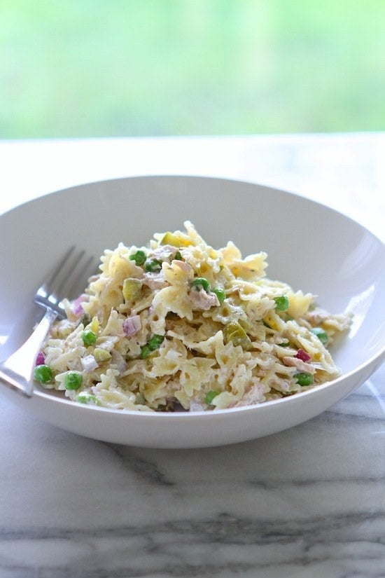Combine it with tuna, peas, onions, and dill for the ultimate al fresco appetizer.