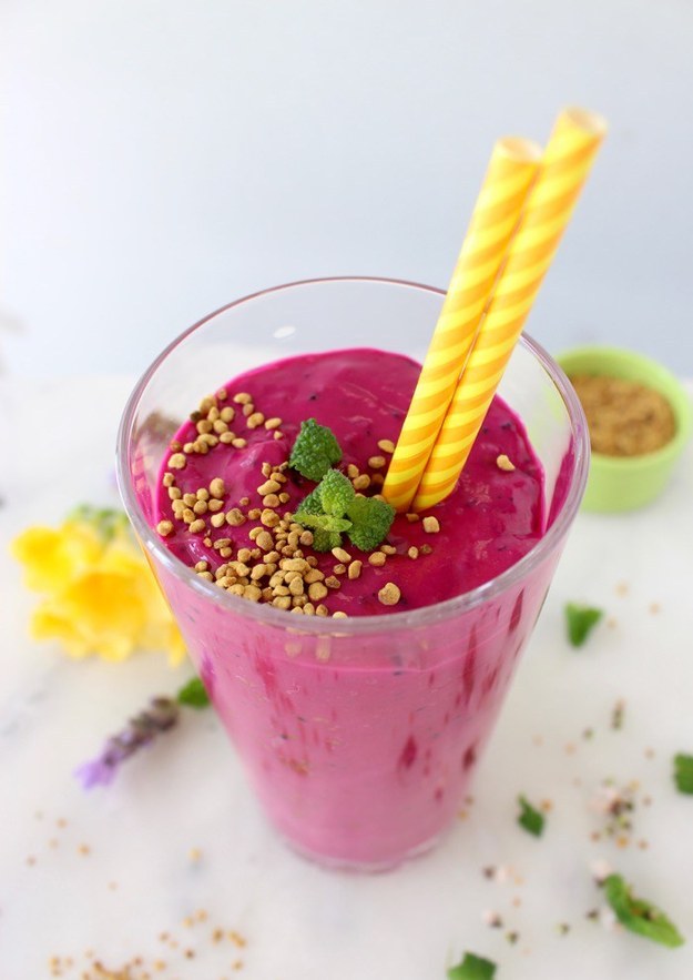 Avocado Dragon Fruit Smoothie