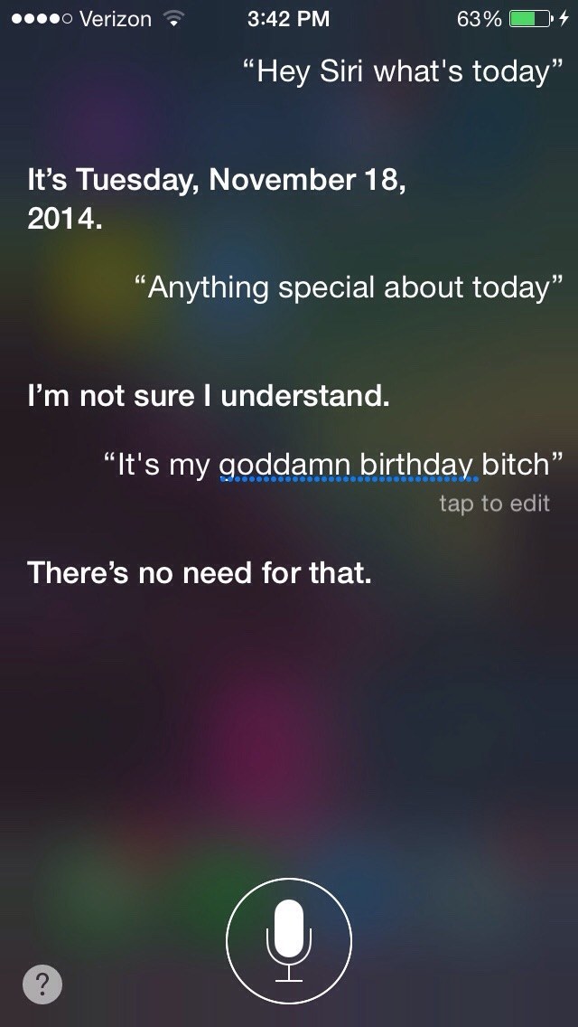 25 Times Siri Gave A Master Class In Sass