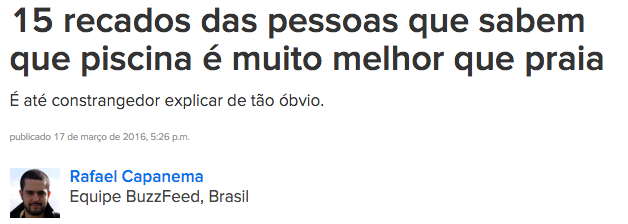 Pessoas como Rafael Capanema!!!