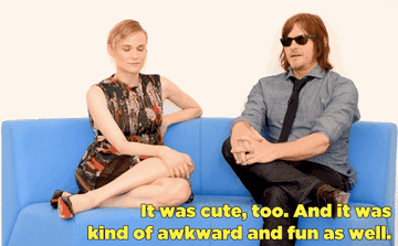 Norman Reedus And Diane Kruger Interviewed Each Other And Shit Got Real Giphy is how you search, share, discover, and create gifs. norman reedus and diane kruger