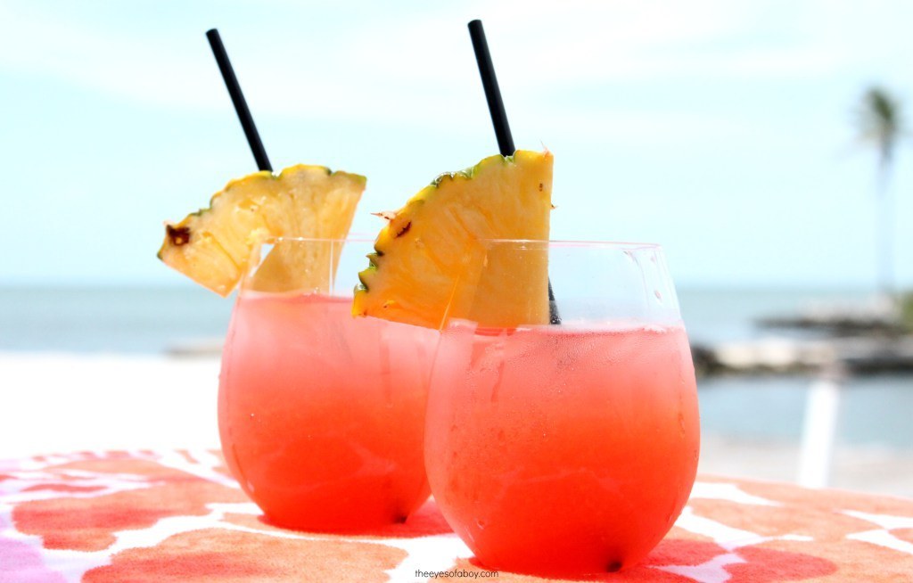 One sip, and you'll swear you're on a tropical island with a light sea breeze, palm trees swaying gently to-and-fro. Recipe here.