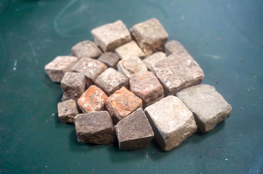Mosaic fragments.