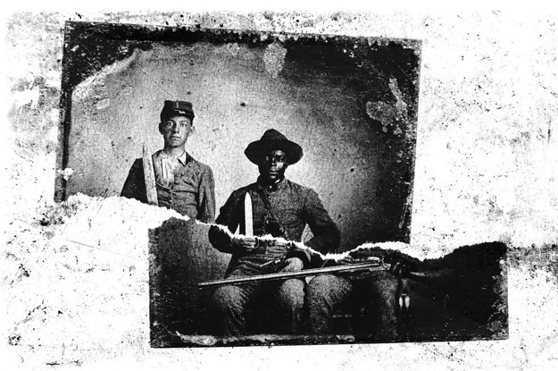 Chandler and Silas Chandler tintype C003RP family slave Sergeant A.M 