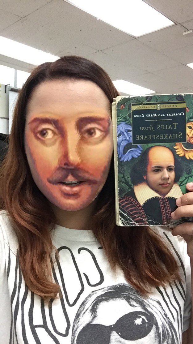 This pretty well-executed Shakespearean swap.