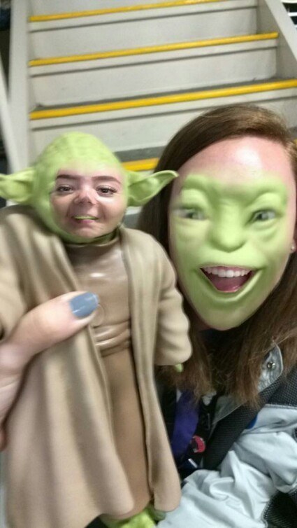 Yoda face-swap this is.