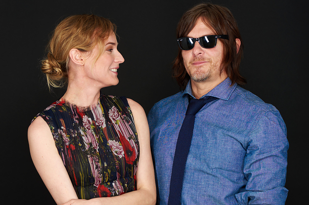 Diane Kruger and Norman Reedus look animated with their daughter in LA