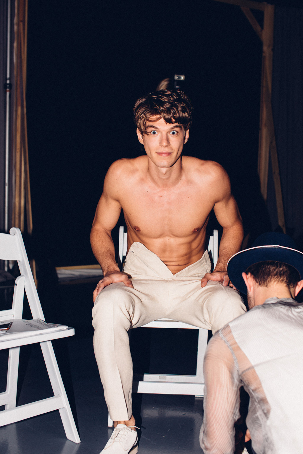 These Scenes From Backstage At A Mens Fashion Show Will Bring Your Mercury Out Of Retrograde 