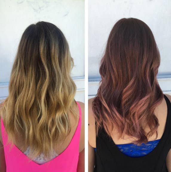 15 Pruebas De Que El Cabello Rosa Dorado Es El Cambio Que