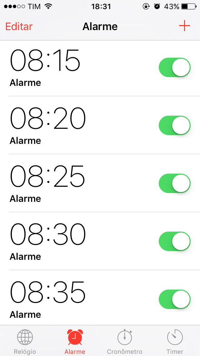 Menor chance.