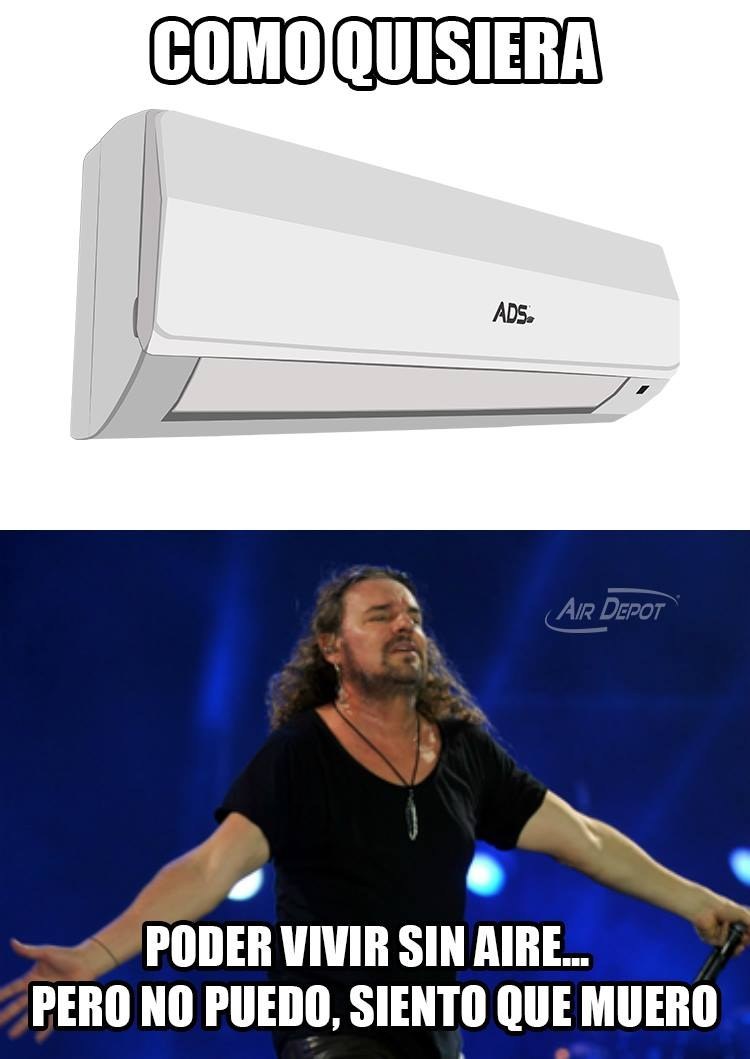 El humor de minisplit es común en el verano.