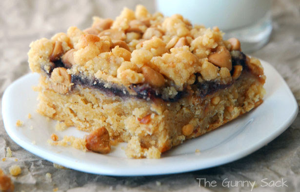 Peanut Butter Bars - The Gunny Sack