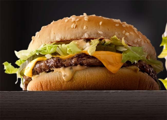 mcdonald giant big mac calories