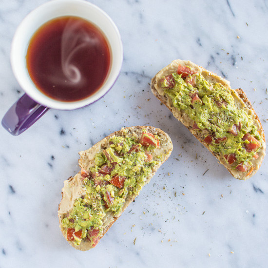 If you're looking for inspiration, here's what real healthy people actually eat for breakfast. "It's the oldest rule in the book, but waking up earlier has meant that I can sit down, eat breakfast, and take some time for myself before I have to get ready for work. I usually take half an hour to read a book or watch a short episode of a TV show while I eat my Bran Flakes with raisins (eat your fibre, folks), a banana, and coffee."My mornings feel so much less rushed, and I'm a lot less stressed when I get into work. Plus, my stomach no longer starts asking for lunch at 10:30am like it used to. Take it from me: Eating breakfast makes you feel like a real adult person." – Ellie BateAlso: Here are 24 healthy on-the-go breakfast recipes.