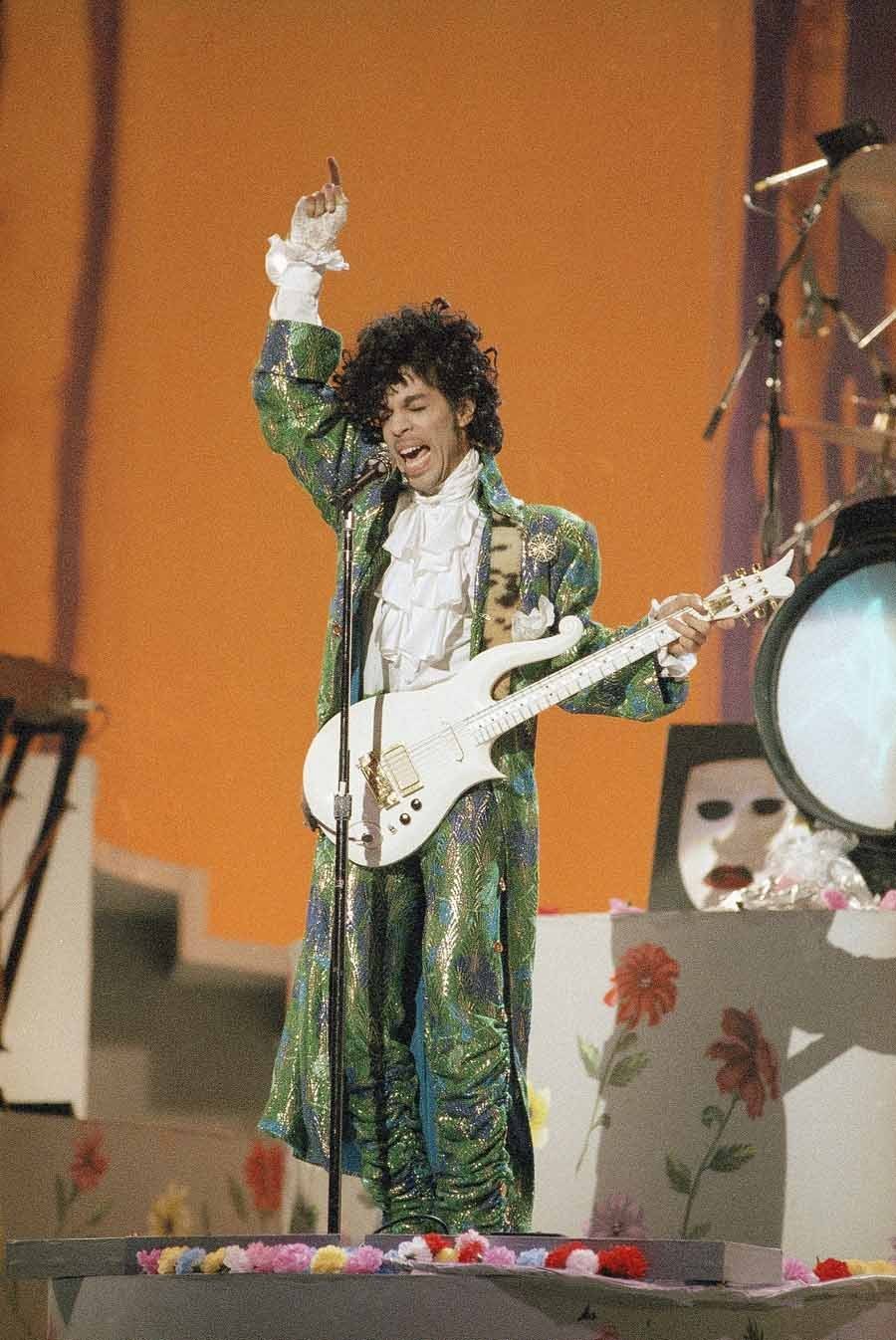 Aquí, en los American Music Awards del 85.