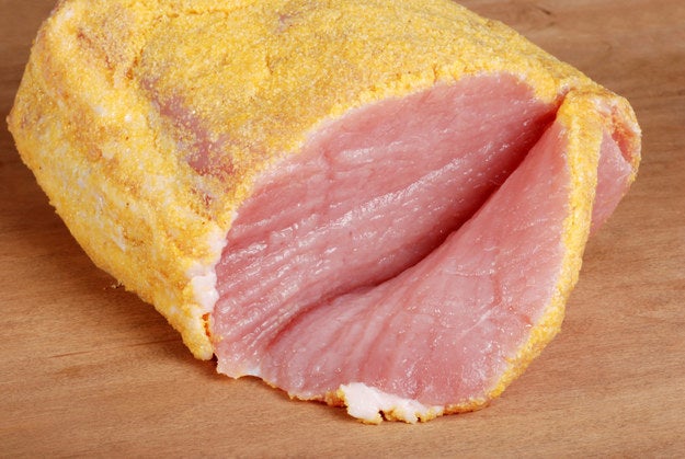 But hold on a minute! We're not talking about those long strips of bacon pictured in all their glory above. We're talking about this: