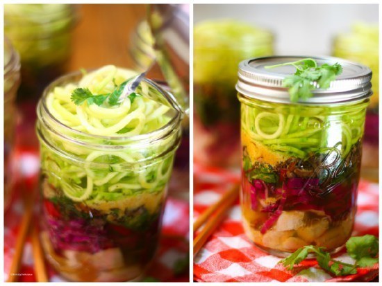 Mason Jar “Instant” Ramen Zoodles