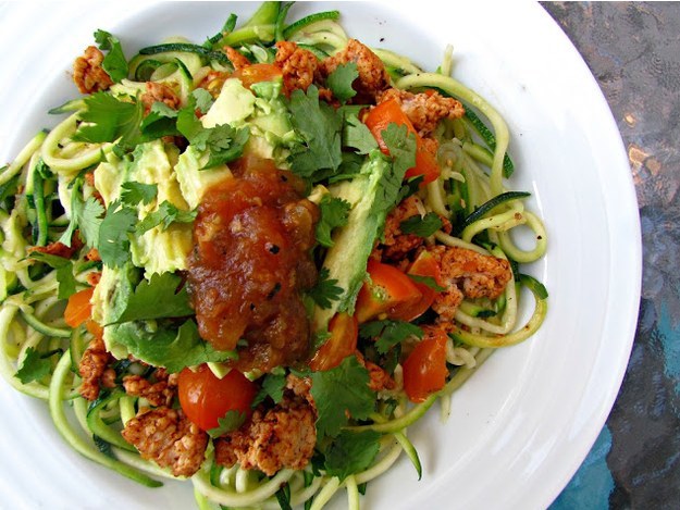 Taco Zoodle Bowls