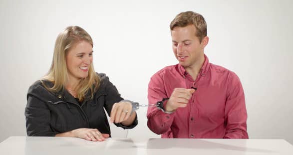 Image result for People handcuffed together