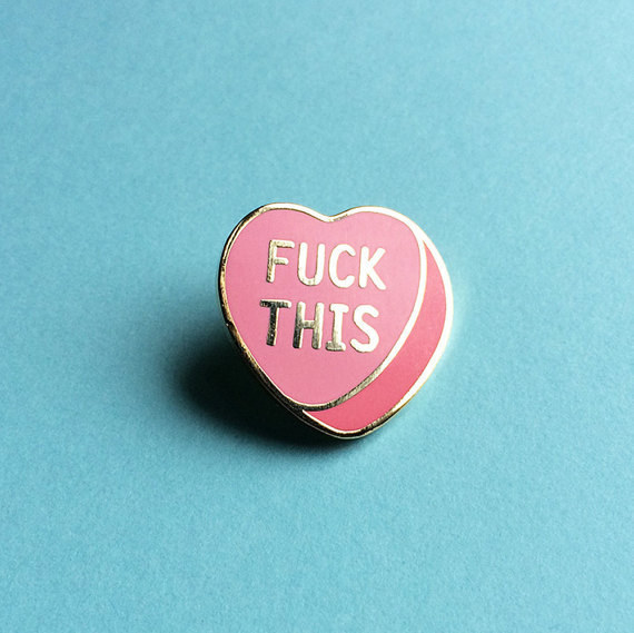 This super-cute enamel pin.