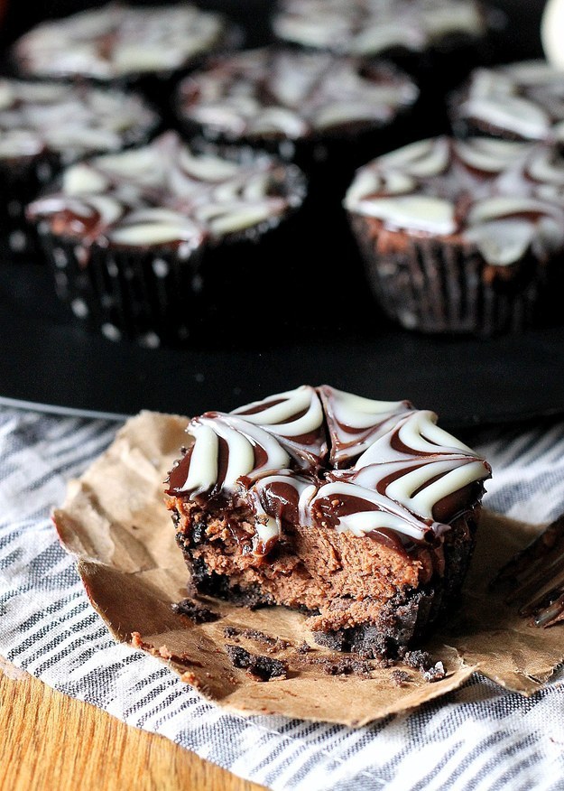 Death By Chocolate Mini Cheesecakes