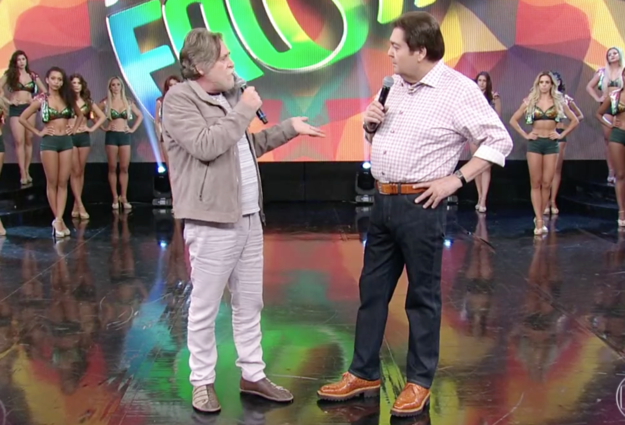 Clima ficou tenso depois que Zé de Abreu defendeu Dilma no Domingão do Faustão Clima ficou tenso depois que Zé de Abreu defendeu Dilma no Domingão do Faustão