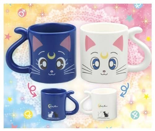 Sailor Moon Luna Artemis Mini Cute Wine Cup Mug Glass - Sailor Moon Store