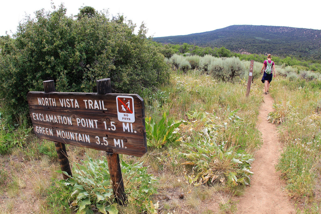 Lots of trails can be found in Black Canyon of the Gunnison National Park, but North Vista is one of the most challenging.