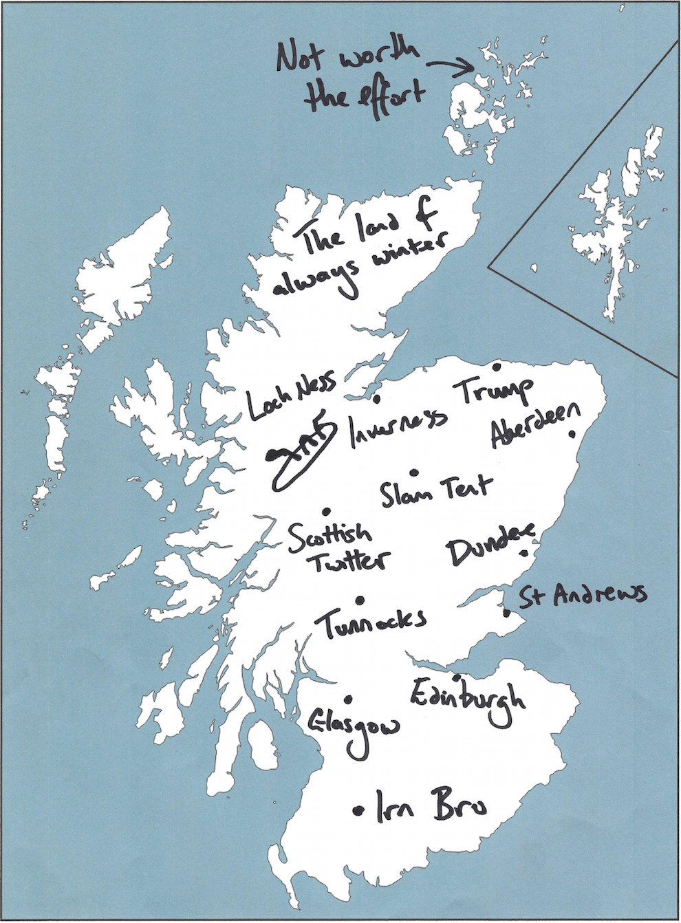 scottish map