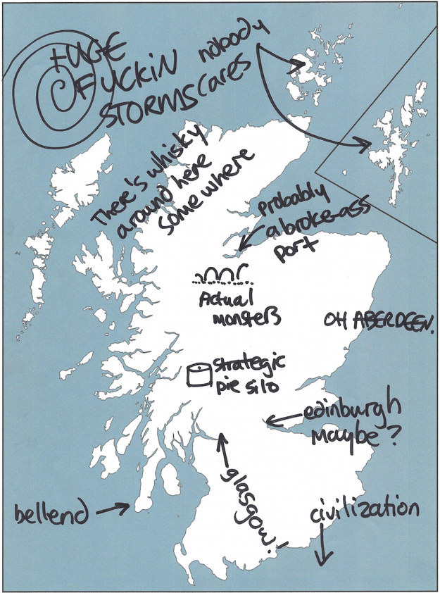 This person missed an opportunity to rename Arran "Ballsack Island".