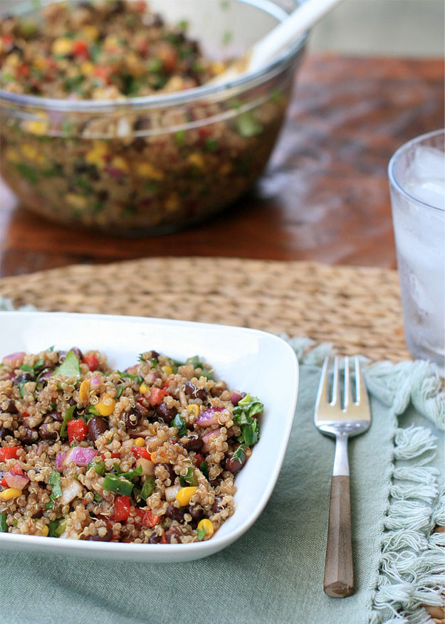 Quinoa, Black Bean, and Corn Salad