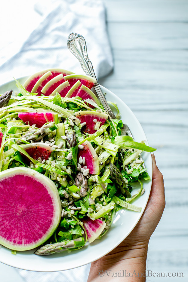 Shaved Asparagus and Arugula Salad