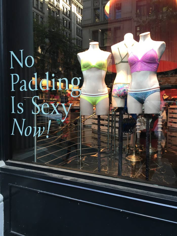Victoria's Secret Is Now Pushing Un-Padded Bras