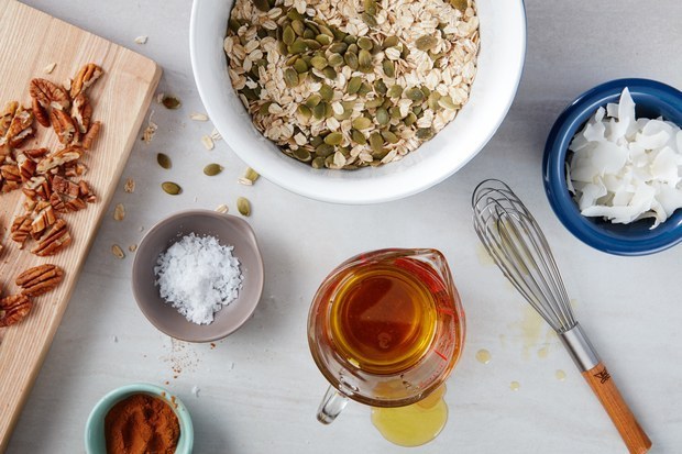 Memorize this basic ratio, and you'll never need a recipe again. You can just freestyle it every time with whatever's in the cabinet. Love it.