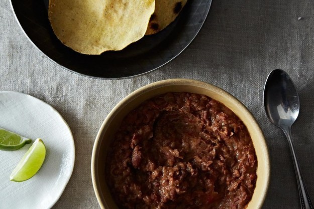 Refried Beans with Cinnamon and Clove