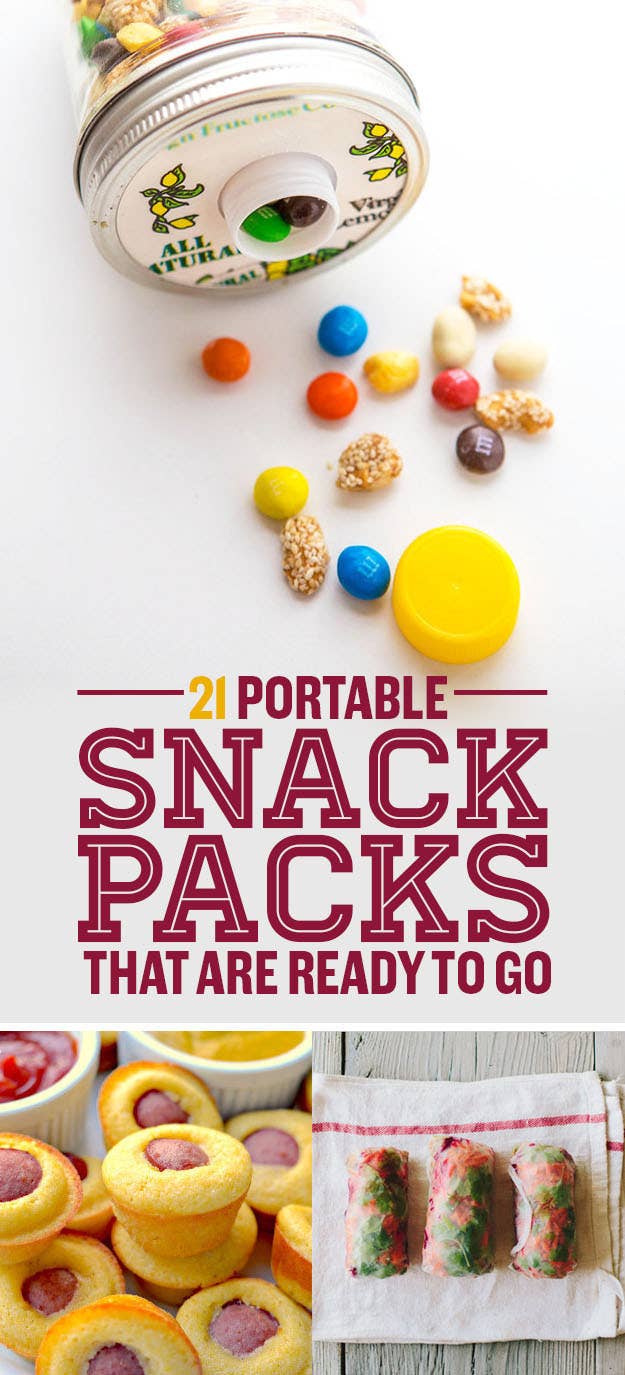 21 Travel-Ready Snack Packs You Can Make Yourself