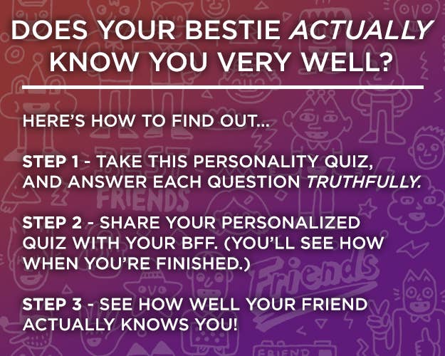 omdømme Ønske Typisk How Well Do You Actually Know Your Best Friend?