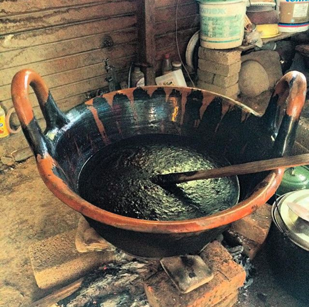 So what is mole exactly? Well, it's complicated. It refers to a BUNCH of different sauces in Mexico. But we're gonna focus on this lovely, thick, dark brown sauce known as "mole poblano."