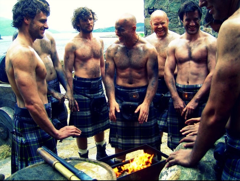 Men exposed sales in kilts