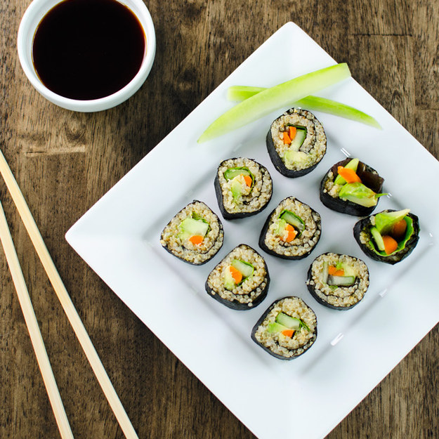 Veggie Quinoa Sushi Rolls