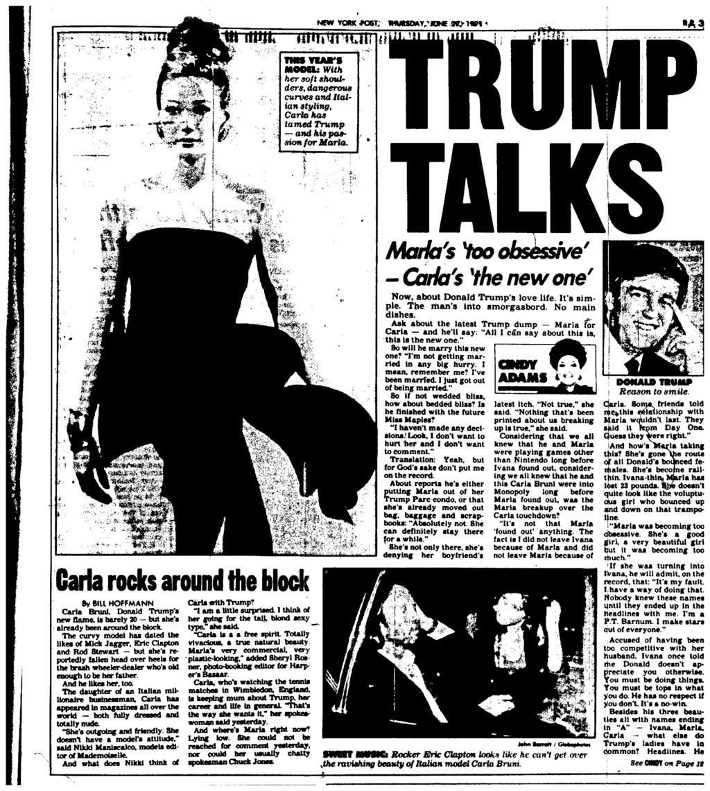 Heres Why Carla Bruni Once Said Donald Trump Was Obviously A Lunatic 