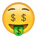 Money-Mouth Emoji